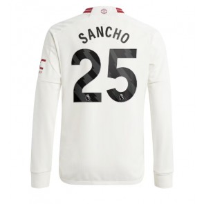 Manchester United Jadon Sancho #25 Alternativní Dres 2023-24 Dlouhý Rukáv